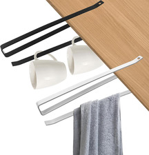 2 Stück Küchenpapierhalter, Wandmontage ohne Bohren, unter Schrank für Küche und