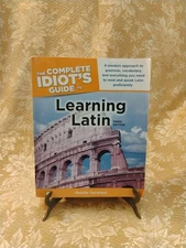 Complete Idiot's Guide to Learning Latin by Natalie Harwood, 2006 Paperback Book