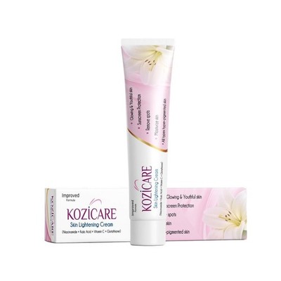 Kozicare Skin Lightening Cream Kojic Acid, Arbutin, Glutathion 15gm (3er Pack)