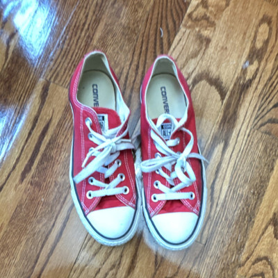 Converse Chuck Taylor All Star Low Top Canvas Lace-Up Red/White M9696 2018