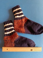 Wollsocken handgestrickt 44