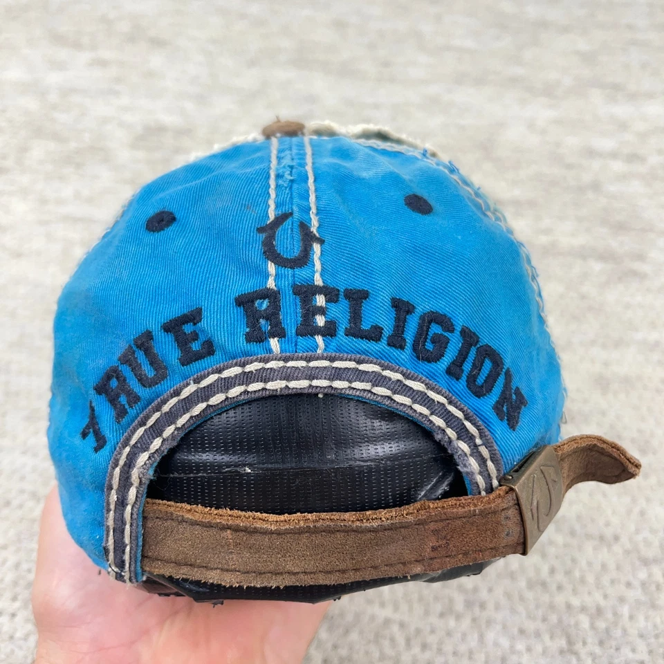 De colección True Religion Sombrero Mujer Buda Cristal Envejecido Y2K Jeans Damas Foto 2 de 4