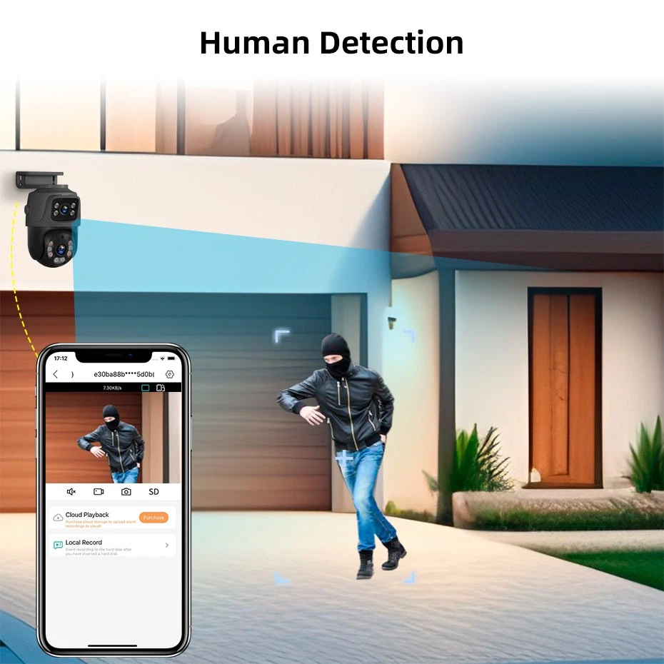 KERUI 8CH NVR 6MP POE Security Camera System Two Way Audio Human Detection H.265 - Image 4 of 4