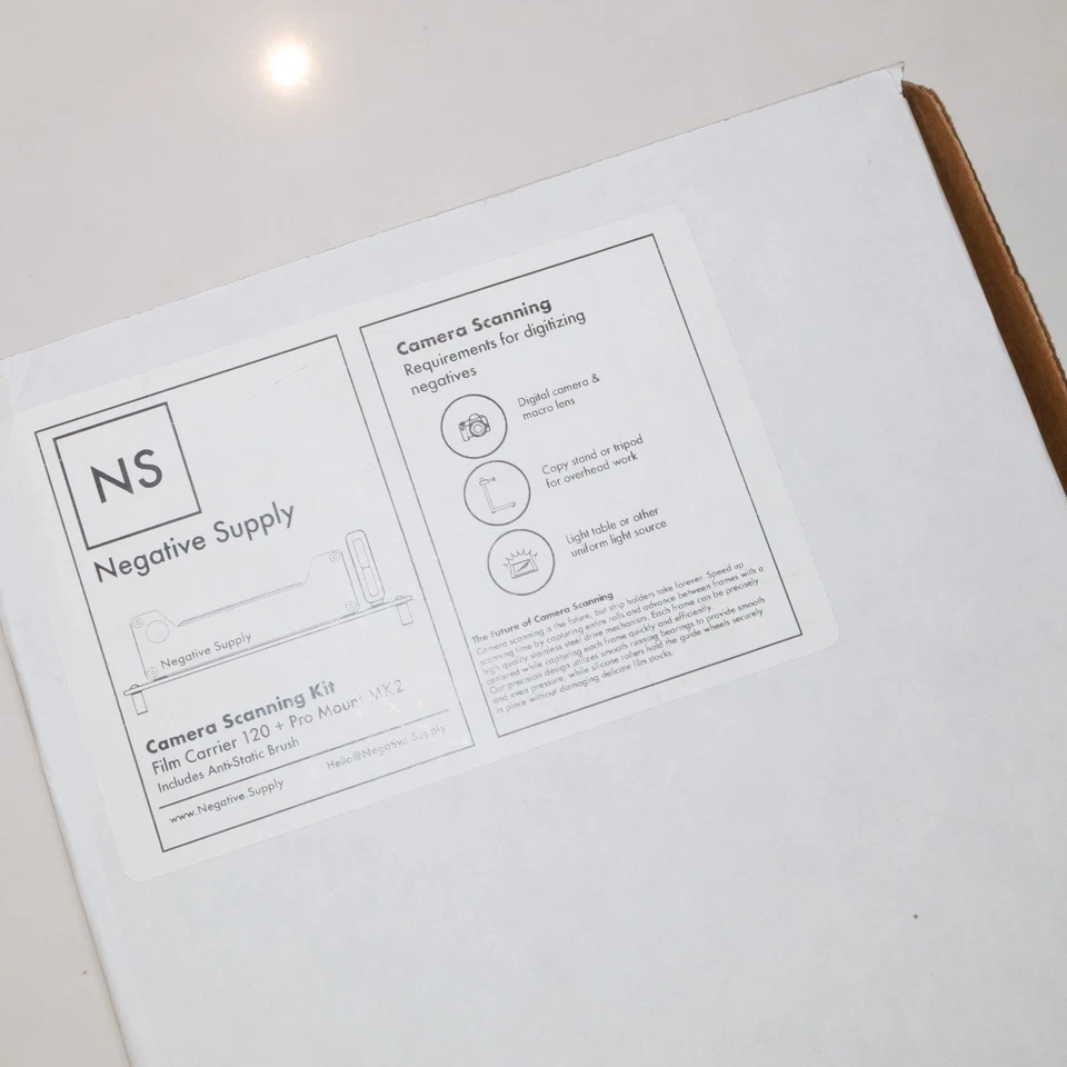 NUEVO Caja Abierta - Portador de Película Profesional de Suministro Negativo 120 MK1 KIT DEFINITIVO + Todas las Máscaras Foto 2 de 4