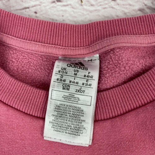 Adidas Sweatshirt Damen Medium Rosa 3-Streifen Rundhals Pullover Sport Sport Sport - Bild 8 von 11