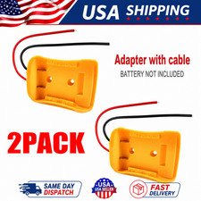 Power Connector DIY Battery Adapter Holder Dock For DeWalt 18V/20V Max Battery
