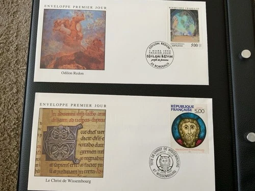 France 1990 #2209-2212 Art - 4 FDCs
