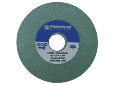 PROMAT  Schleifbockscheibe  D.175xB25x51mm fein 80 Form A Siliciumcarbid