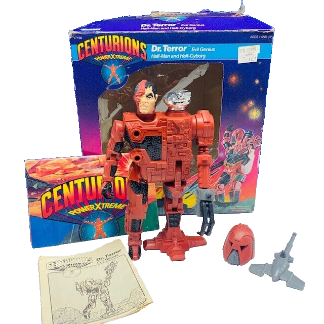 Centurion figure toy 1986 Kenner Power Xtreme Dr Terror
