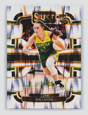 2024 Panini Select WNBA Silver Flash Concourse Nika Muhl RC #27 Seattle Storm