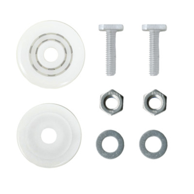 Elite Gewächshäuser Tür Rad Ersatz Kits - 28mm 2x Räder und Schrauben