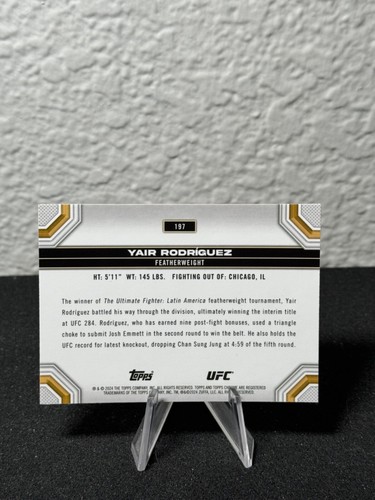 Réfracteur à prisme base UFC chromé 2024 Topps 1 - 200 - COMPLÉTEZ VOTRE SET - PYC - Photo 237/237