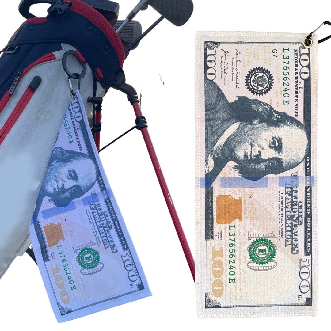 &ldquo;HUNDO&rdquo; Funny Golf Bag Towel