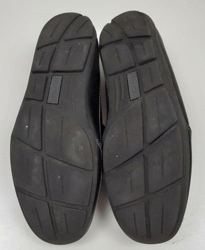 Mocassini da guida Tommy Hilfiger Dathan neri slip on casual/vestito FLAW-READ taglia 11 - Foto 7 di 8