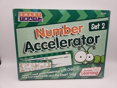 Junior Learning Number Accelerator Set Smart Tray Sealed NIB Set 2
