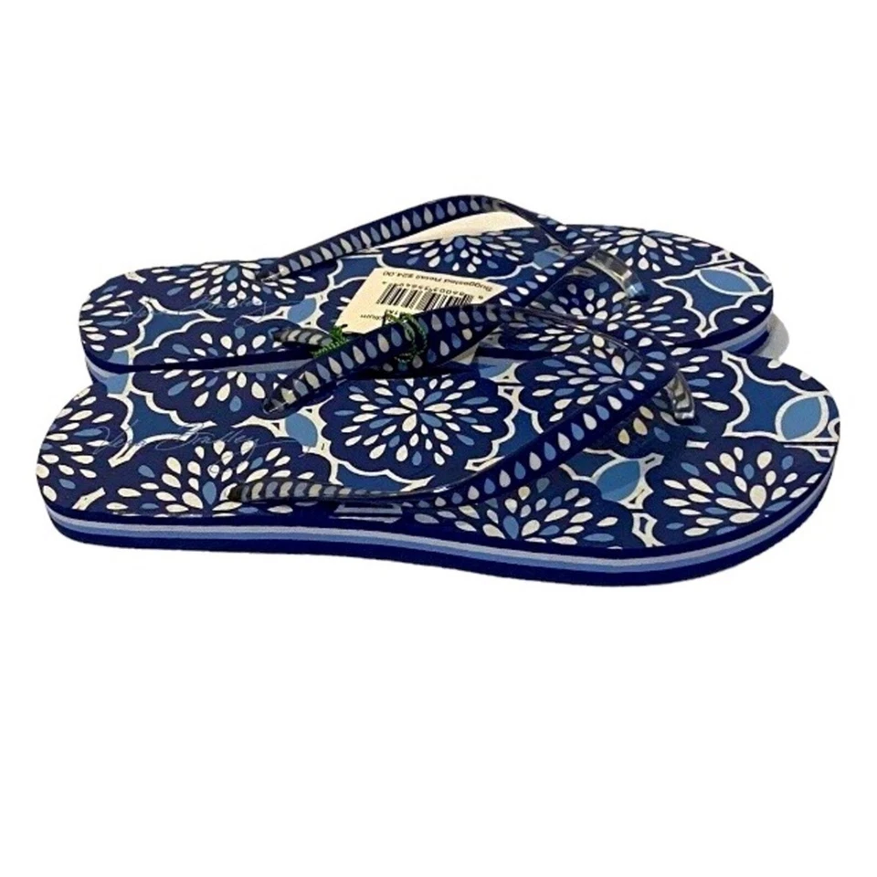 Chanclas Vera Bradley nuevas con etiquetas, talla mediana Petal Splash Floral Foto 4 de 4
