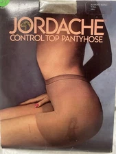 (134)  Jordache Control Top pantyhose  size Tall style 133-1 Almost Bare
