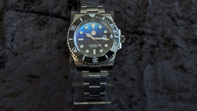 San Martin SN017-G V3 40.5mm Automatic Diver Watch NH35 Blue Black