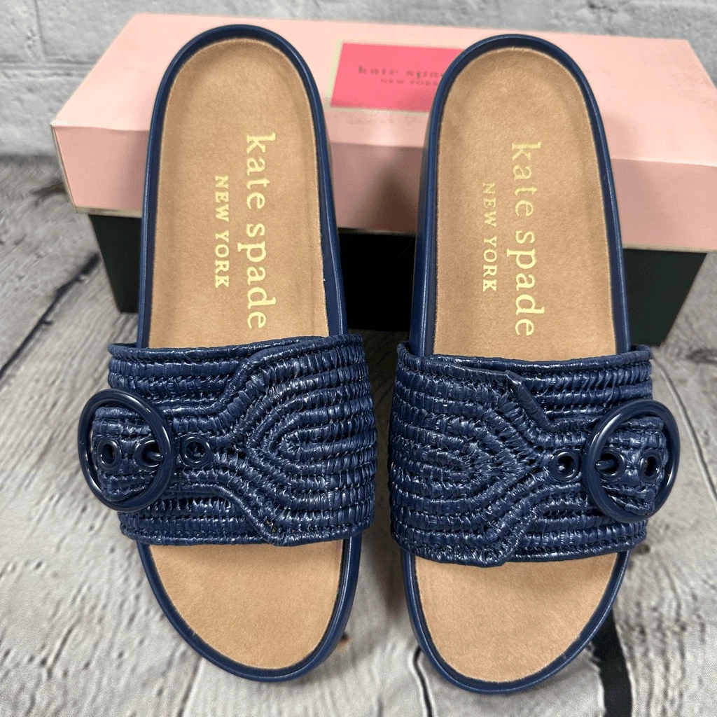 Kate spade blue sandals sales