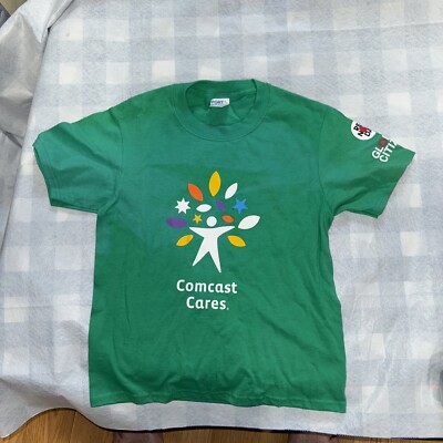 Comcast cares shirt youth small