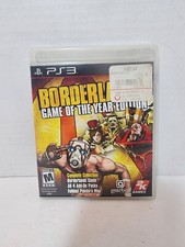 Borderlands Game of the Year Edition PS3 PlayStation 3 + Poster CIB Free Ship!