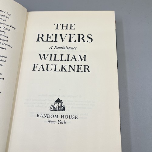 THE REIVERS by William Faulkner BOMC Edition 1962 w/ Dust Jacket - Picture 13 of 17