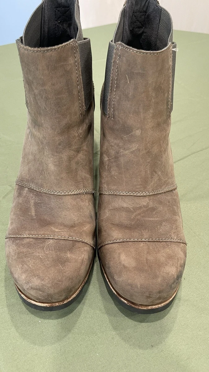 Sorel Addington Waterproof Leather Chelsea Heel Boots Wms Sz 10 NL2300 227