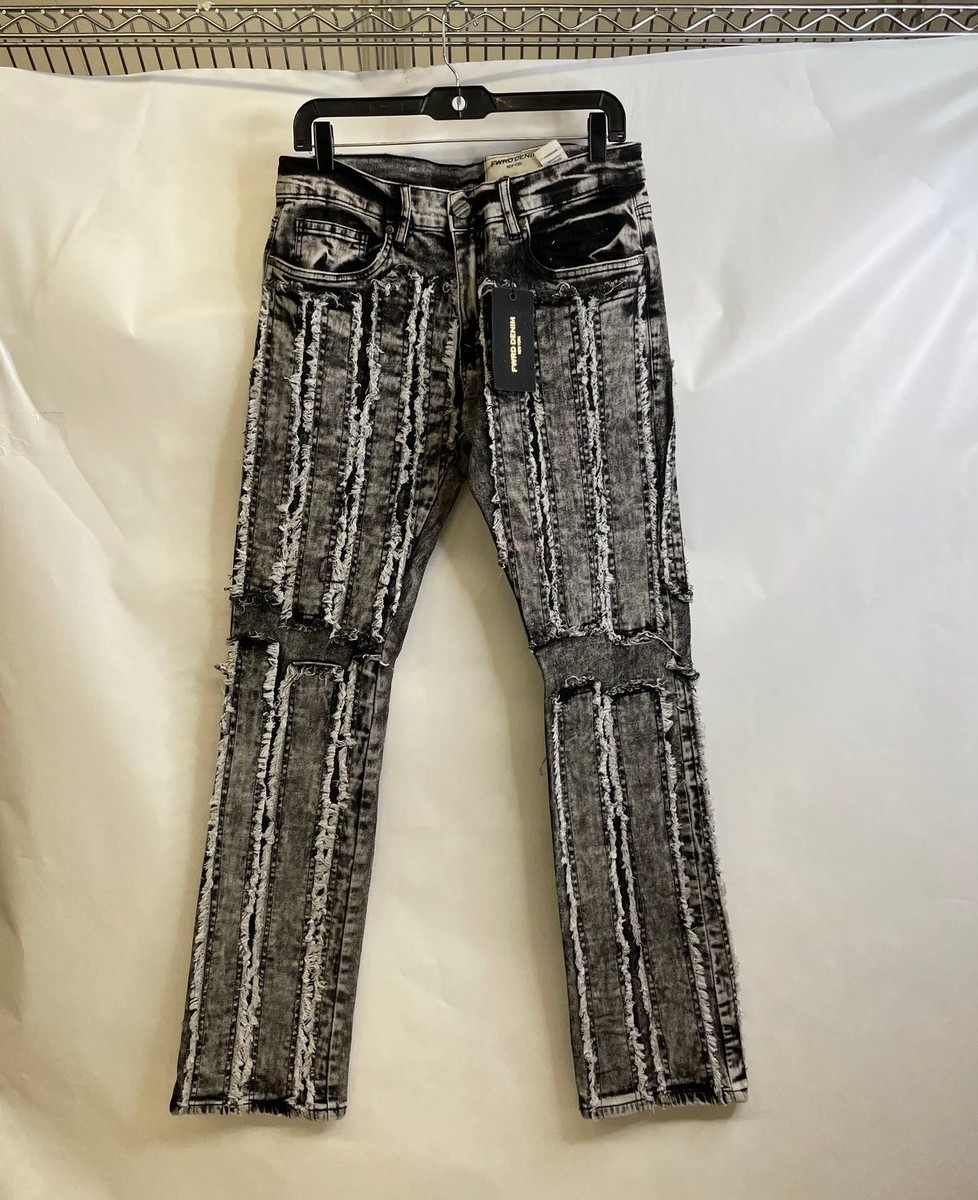 FWRD DENIM Stacked Jeans Men's Size 32x36 Washed Black