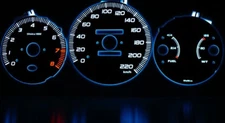 EK 96-00 Honda Civic glow gauges dials plasma dials kit tacho glow das Style 1