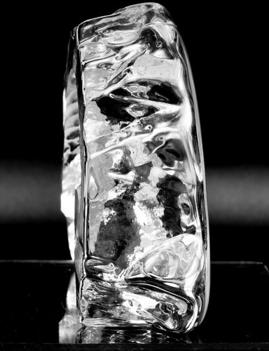Fermacarte Cristal d'Arques France testa di aquila in vetro cristallo piombo - Foto 2 di 2