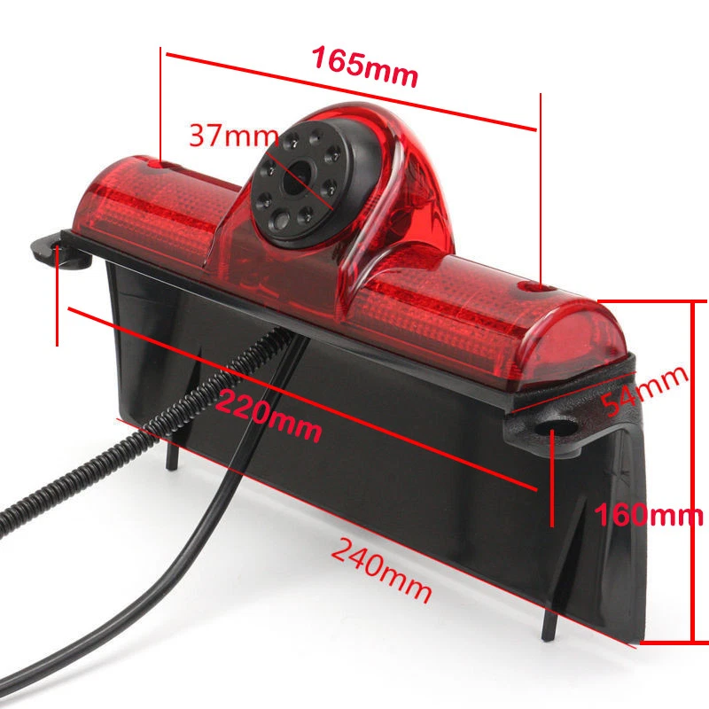 Car Reverse Brake Light Camera CCD For Chevrolet Express GMC GM Savana Cargo Van - Image 2 of 4