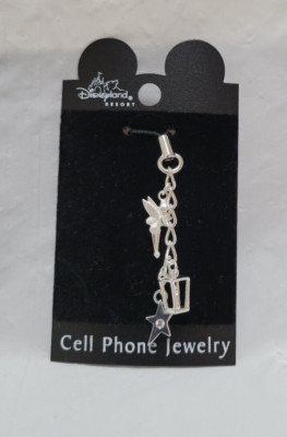 VTG NWT Disneyland Tinkerbell  Cell Phone Purse Bag Pendant Straps Jewelry Charm