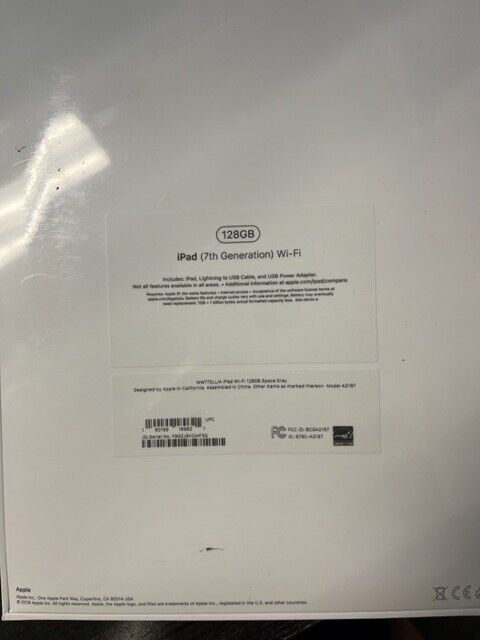 Apple iPad (7th Generation) A2197 128 GB, Wi-Fi + 4G, 10.2 Apple iPad (7th Generation) A2197 128 GB, Wi-Fi + 4G, 10.2
