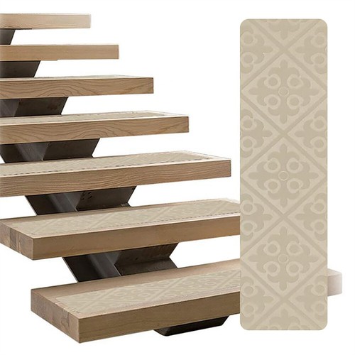 8in x 30in Carpet Stair Treads Anti Slip Stair Mats For Indoor Wooden Steps Rugs - Picture 11 of 16