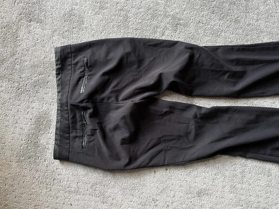 Calça Metaphor The Olivia Feminina 4 Preta Cintura Média Mais Fina Bootcut Bolso de Barra - Imagem 4 de 4