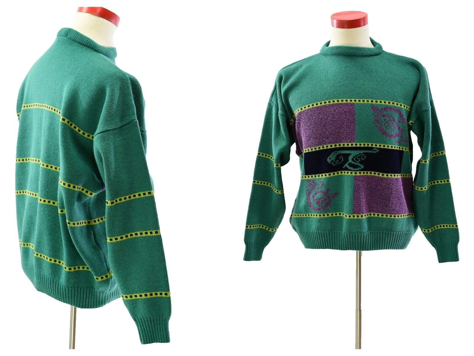 Acrylic 1990s Everyday Vintage Clothing for Men