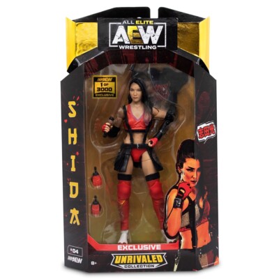 Hikaru Shida AEW Wrestling 1 Of 3000 Chase Action Figure