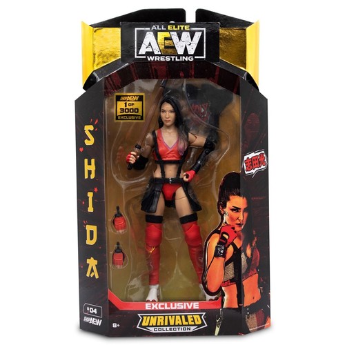 Hikaru Shida AEW Wrestling 1 Of 3000 Chase Action Figure Exclusive Jazwares NEW - 第 1/1 張圖片