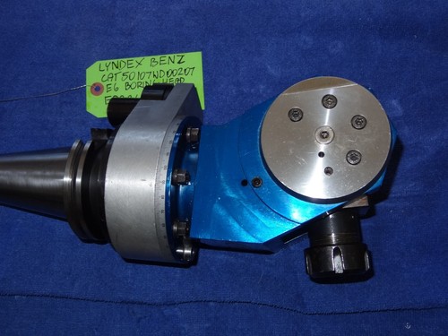 LYNDEX BENZ CAT 50 107WD00207-E6 BORING HEAD ER 32 COLLET - Picture 3 of 9