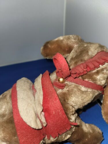 DE COLECCIÓN Juguete Mohair PELUCHE BURRO MULA CARNAVAL PREMIO PELUCHE 8" X 8" - Imagen 4 de 12