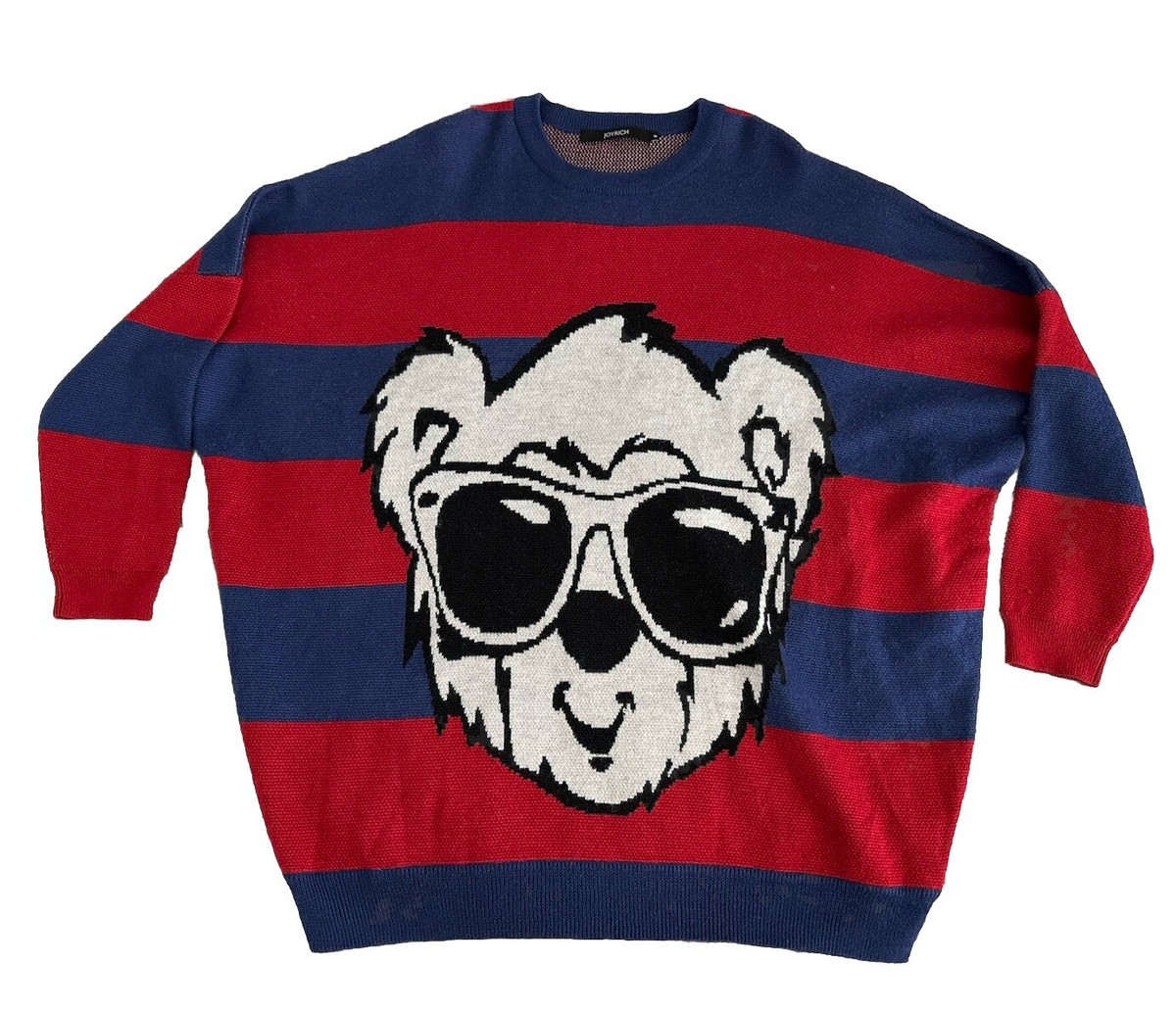 JOYRICH - Rock teddy cropped sweater ニット❤︎ Joyrich - Rock Teddy Sweater | HBX - Globally Curated
