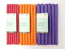 12 PC Flexible Hair Rollers Soft Twist Flexi Rods