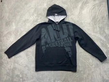 AND1 Sweatshirt Men’s Large Black Hoodie Outdoors Streetwear Basketball Hip Hop