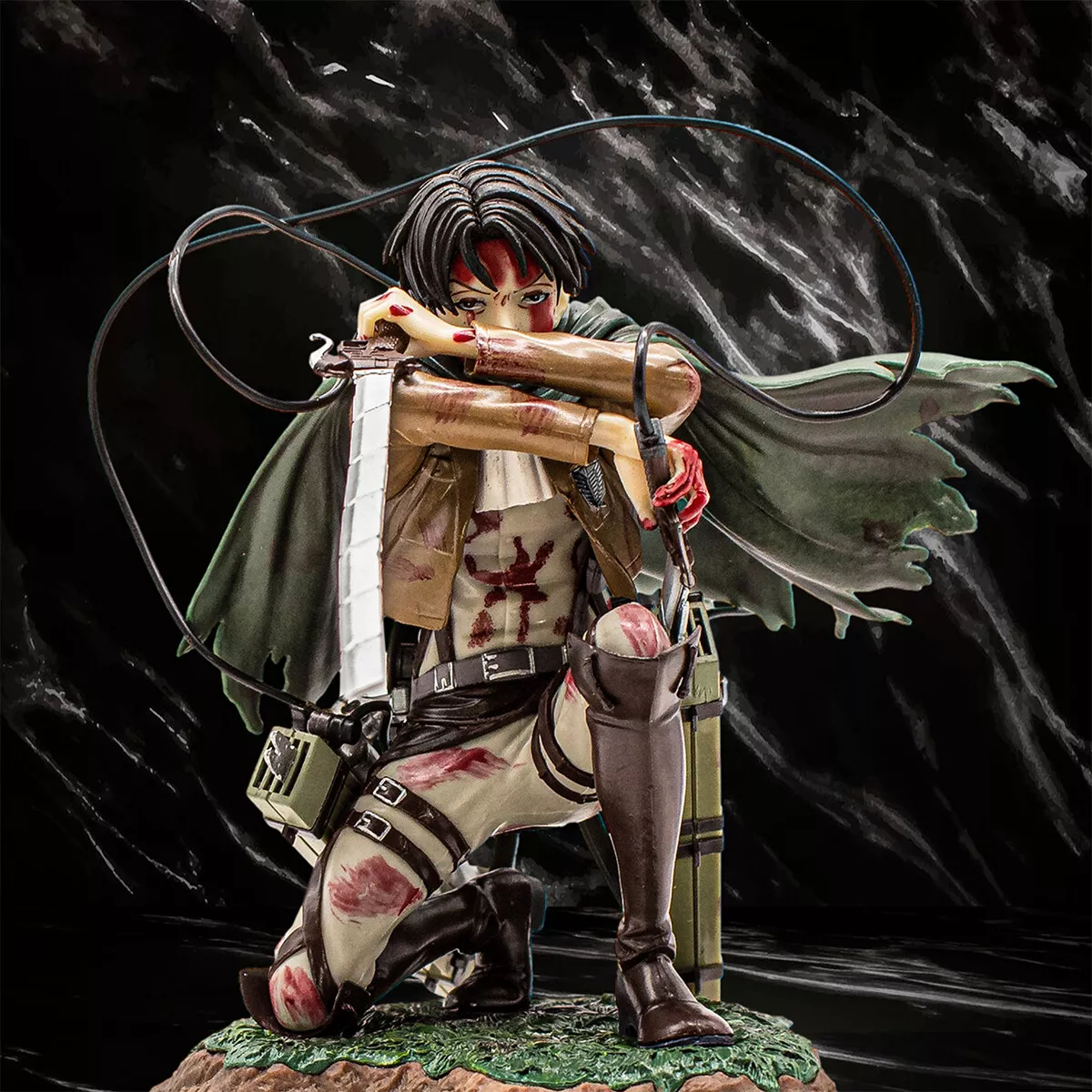 Attack On Titan Figure Levi Ackerman Artfx J Bloody Anime Statue unbranded