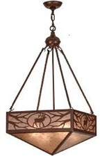 Meyda Tiffany 15308 Lone Elk Inverted Pendant...