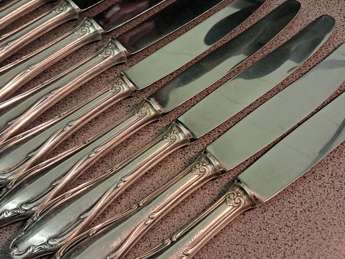 Antikes Besteck Messer versilberte Griffe - Wellner Nicht Rostend - Bild 6 von 6