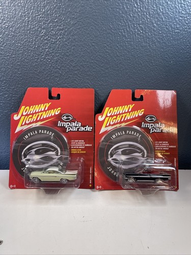 Johnny Lightning 1959 CHEVY IMPALA CONVERTIBLE & HARDTOP 1:64 IMPALA PARADE
