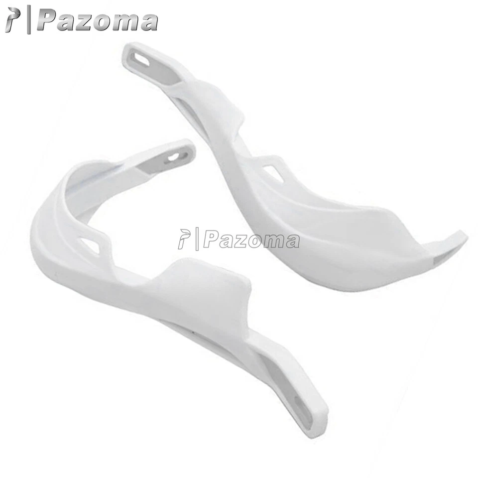 Protectores de manos de barra de cepillo de 1 1/8" para moto de cross blanca para Yamaha YZ250F WR250F Foto 4 de 4