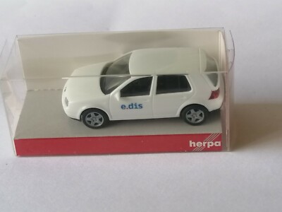 Herpa VW Golf 4 ''e.dis'' .Werbemodell weiß
