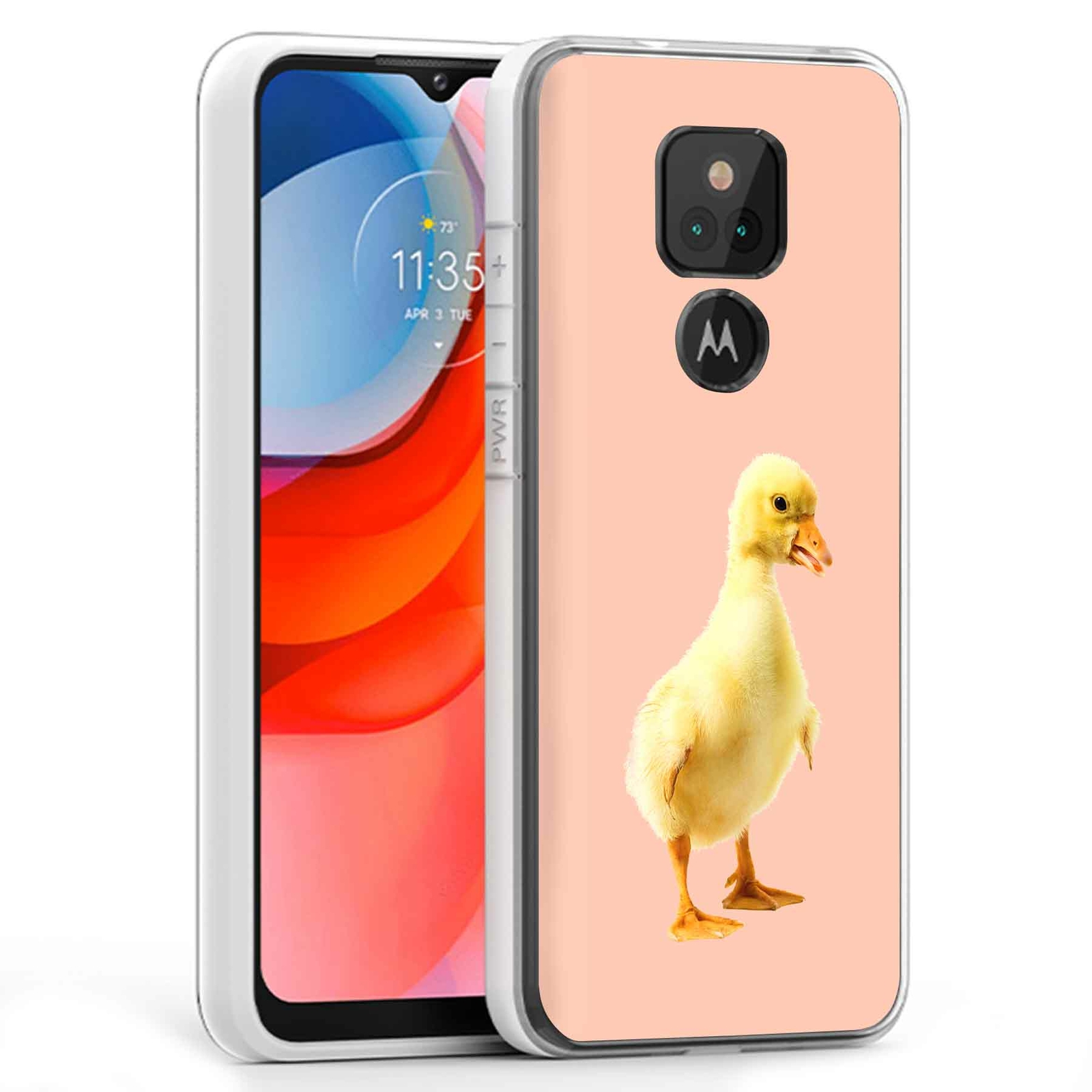 Durable Duck Photo Print Phone Case for Motorola Moto G Play 2021